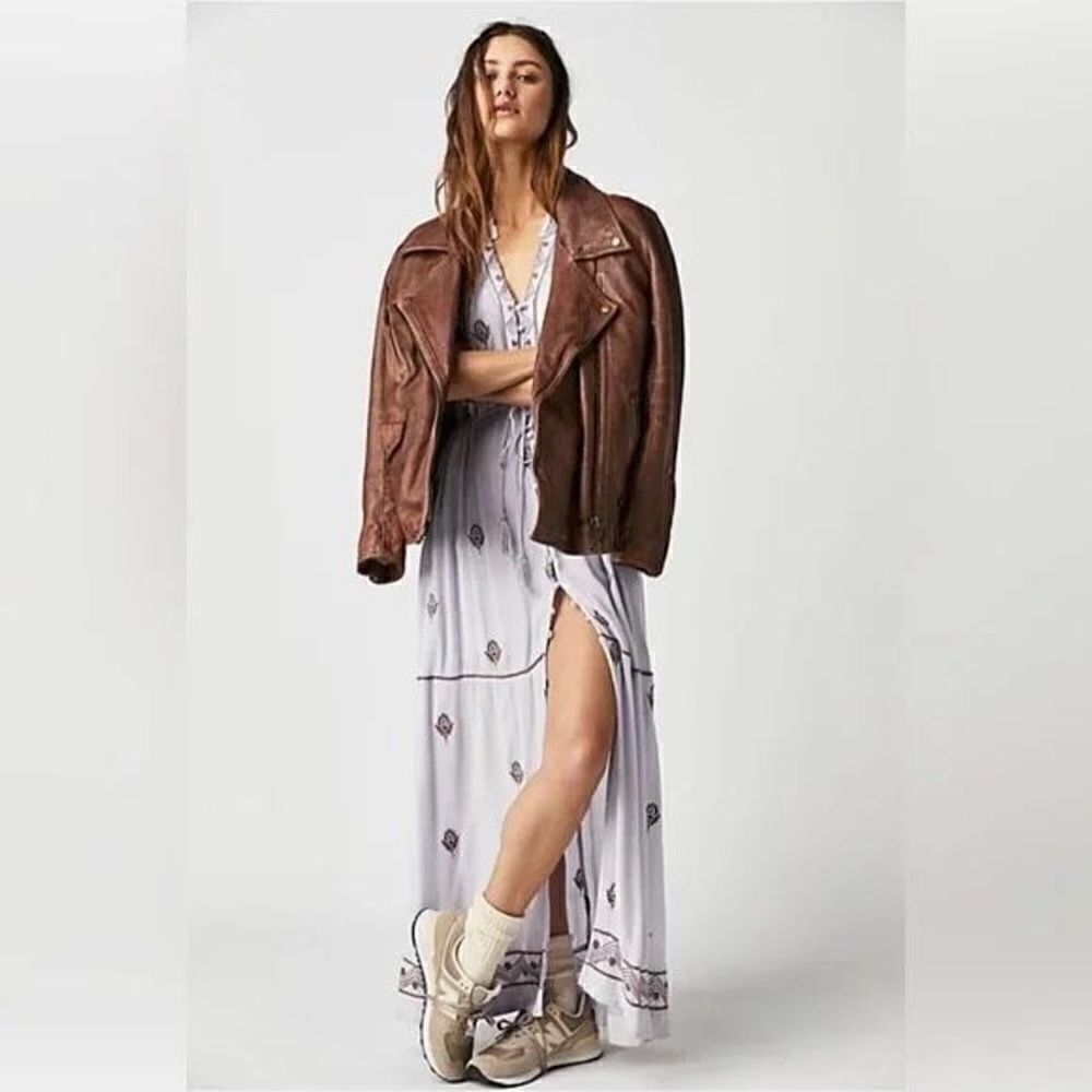 Free people - Riley Embroidered Midi Dress size XSmall